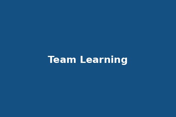 Team Learning