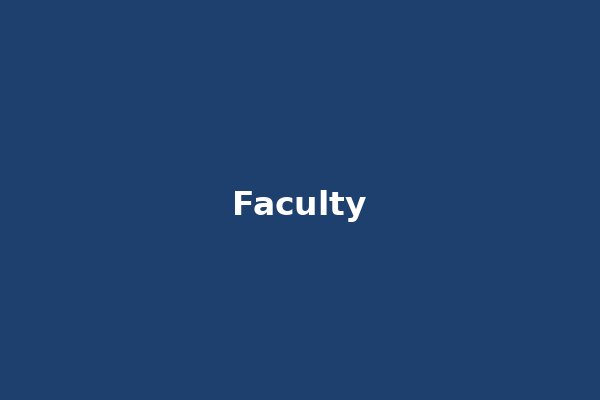 Faculty